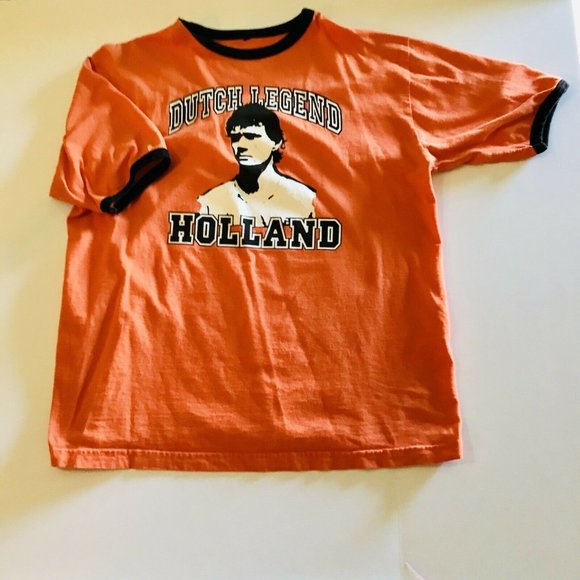 Vintage Netherlands Soccer "Dutch Legend" Holland Banded T-shirt. Sz. XL EUC. - Picture 3 of 6